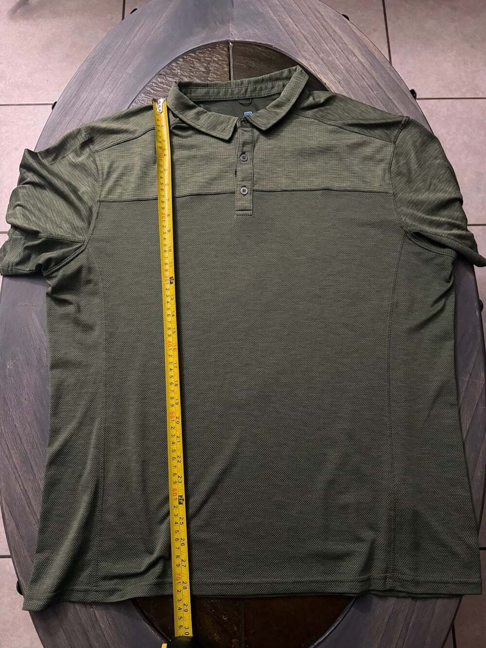 Kuhl Men's Green Engineered Short Sleeve Polo Shirt XXL